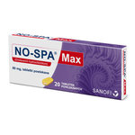 Zdjęcie produktów No-Spa Max, 80 mg, tabl.powl., 20 szt
